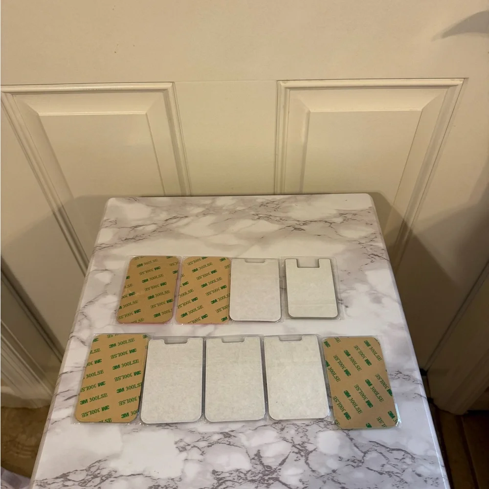 9 Assorted Color Phone Card Holders